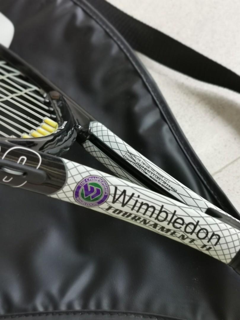 Tennis Racket Prince Wimbledon Fusion Lite TM14B111 (Red), Sports