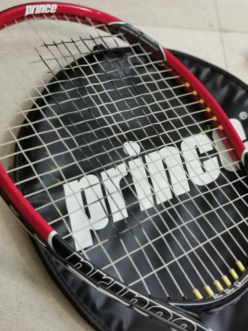 Tennis Racket Prince Wimbledon Fusion Lite TM14B111 (Red), Sports