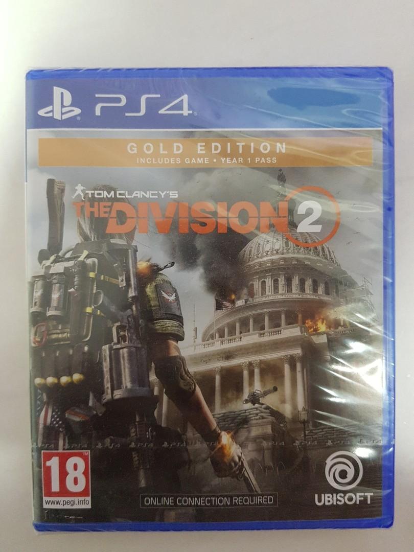 The Division 2 Gold Edition Toys Games Video Gaming Video Games On Carousell