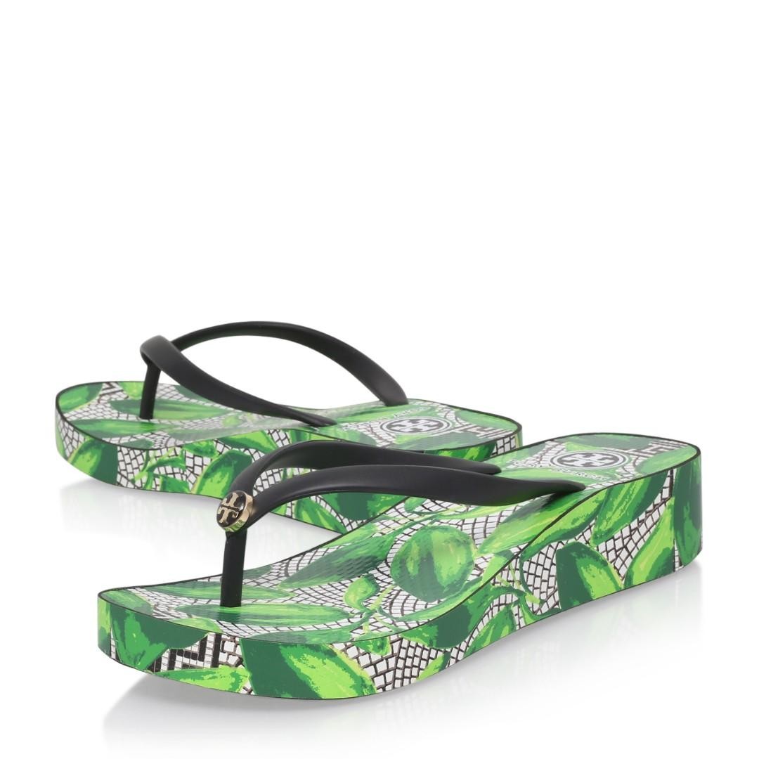 TORY BURCH Thandie Wedge Flip Flop Women s Fashion Footwear