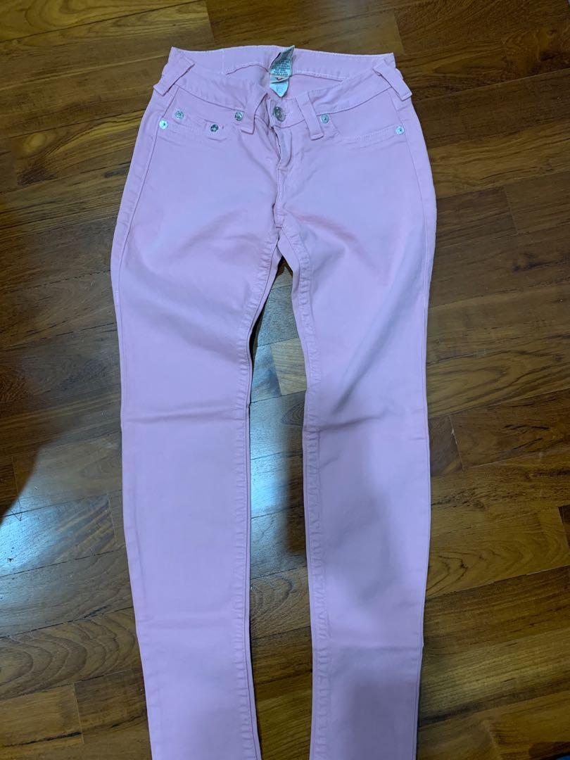 True Religion Pink Jeans Women S Fashion Clothes Pants Jeans