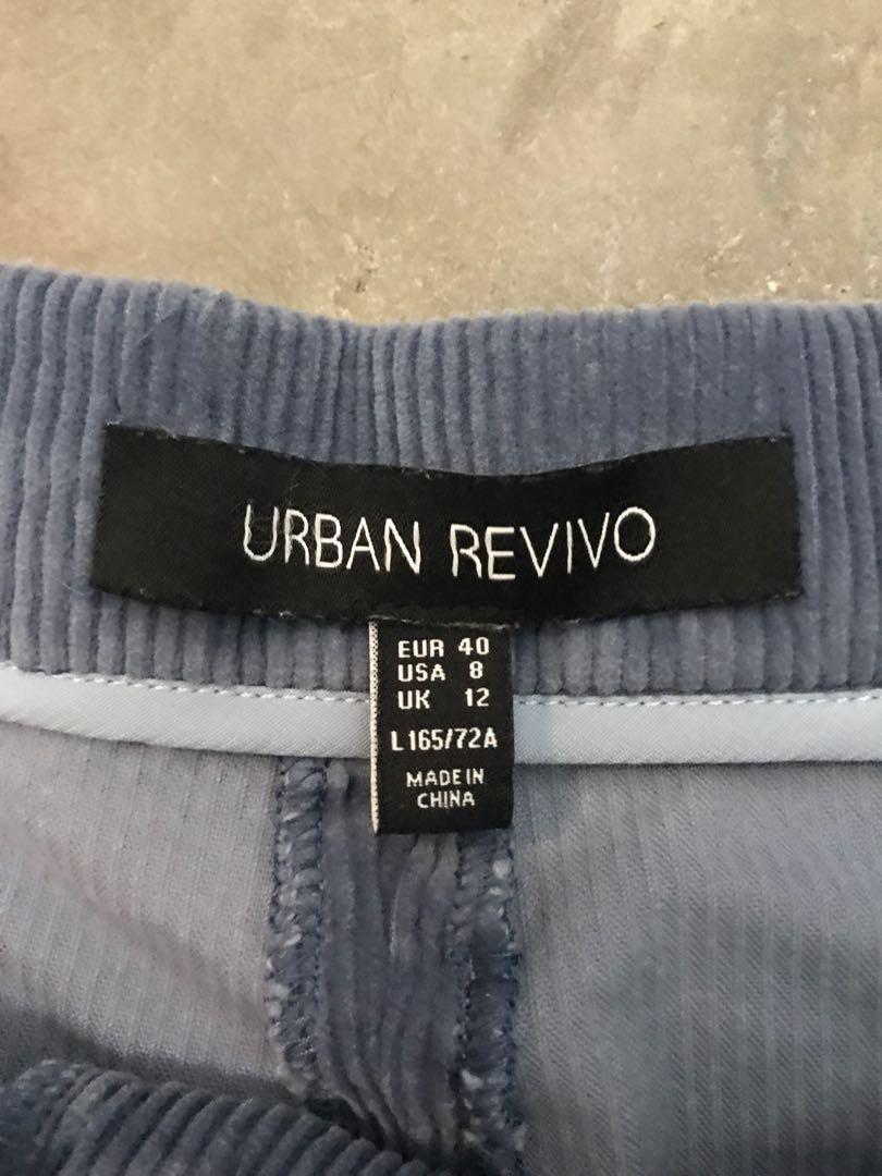 Urban revivo corduroy Wide leg pants, Women's Fashion, Bottoms, Other ...