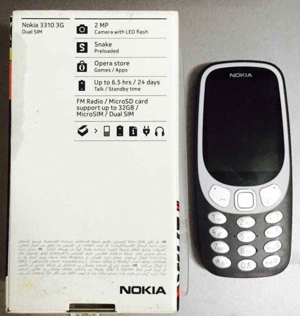 very new nokia 3310 with box