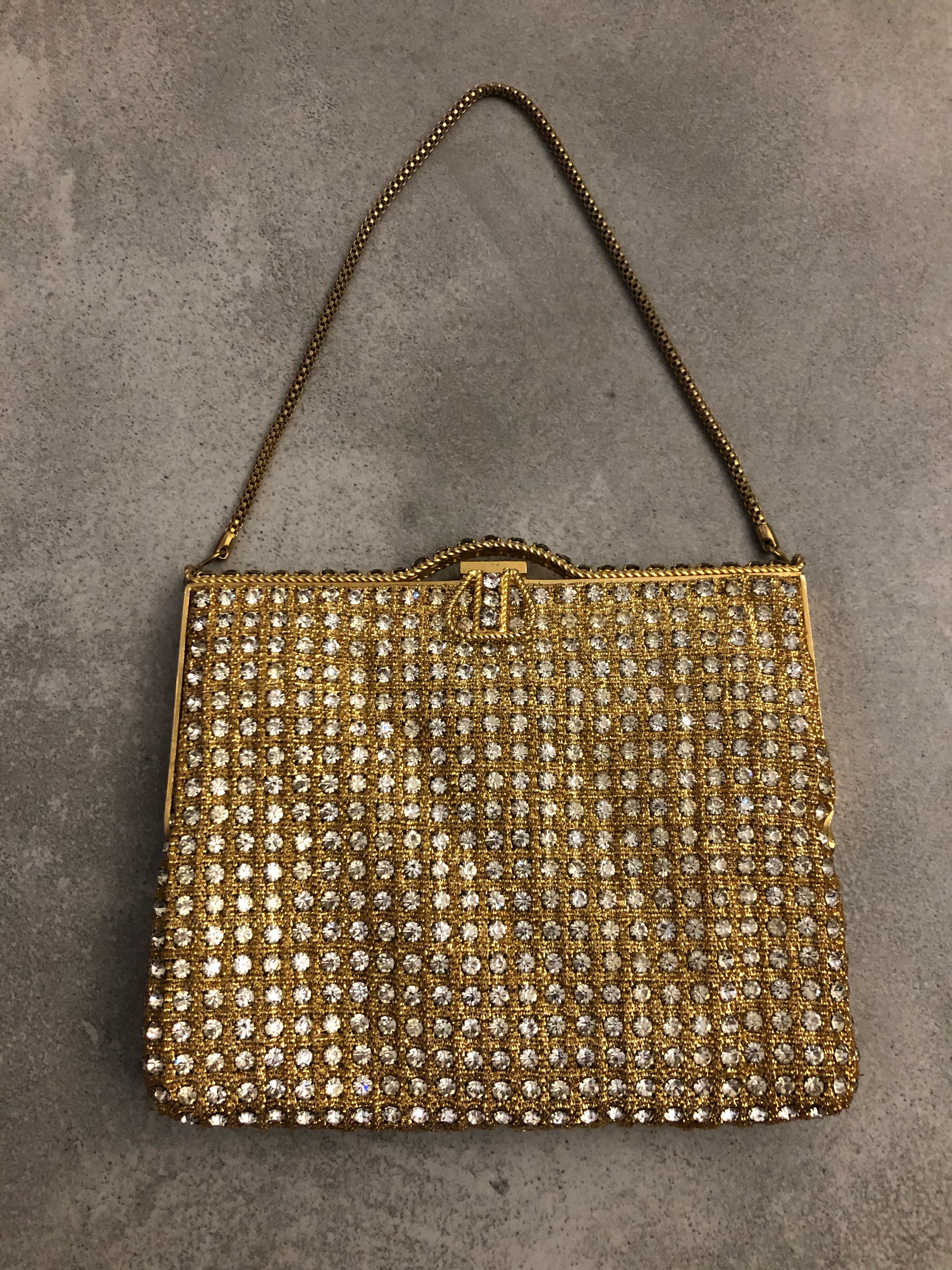 vintage gold bag