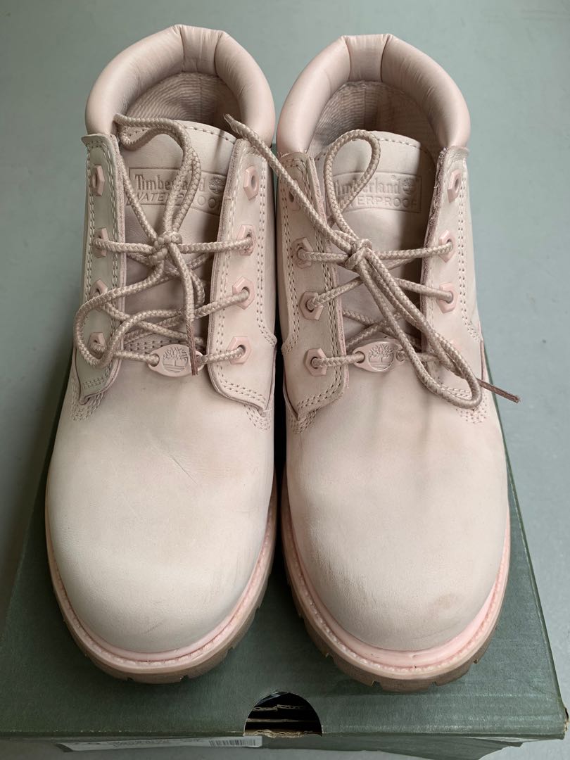 timberland pink nellie chukka boots