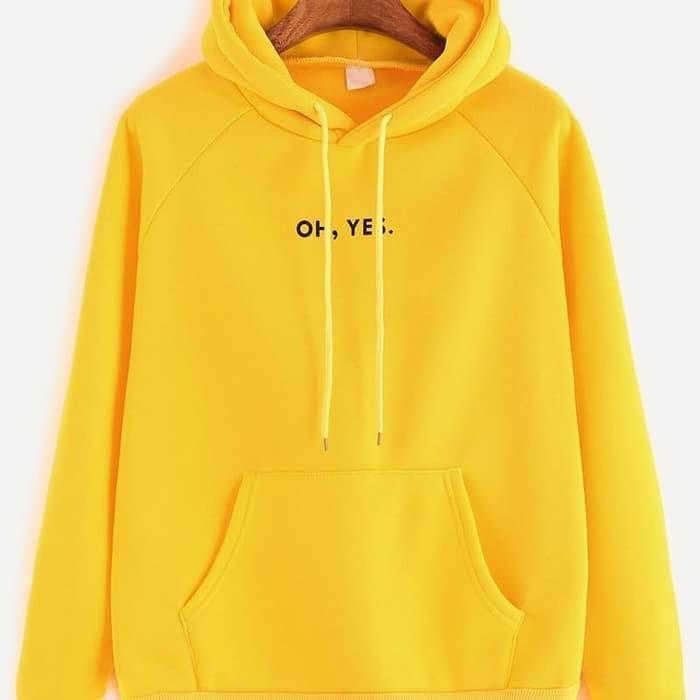 Oh yes yellow hoodie outlet