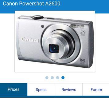 CANON PowerShot A2600