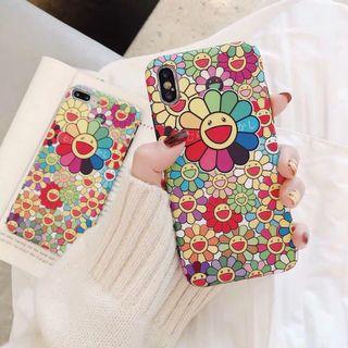 Takashi Murakami Rainbow Flower Phone Case 