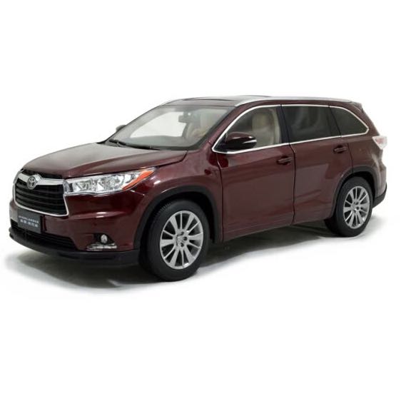 1 18 Toyota Highlander Diecast SUV Car Hobbies Toys Toys