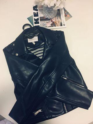 BCBG Leather Jacket