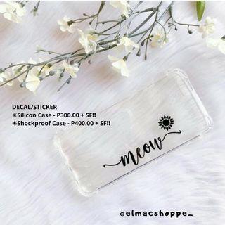 Customized Phone Case (Jelly Decal/Sticker Case)