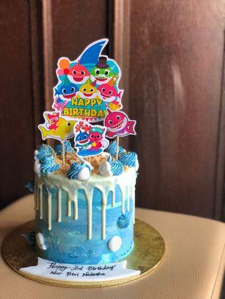 Baby Shark Theme Cake/ Kids Birthday Cake/ Cakes For Age Under 10 - Cake  Square Chennai | Cake Shop in Chennai