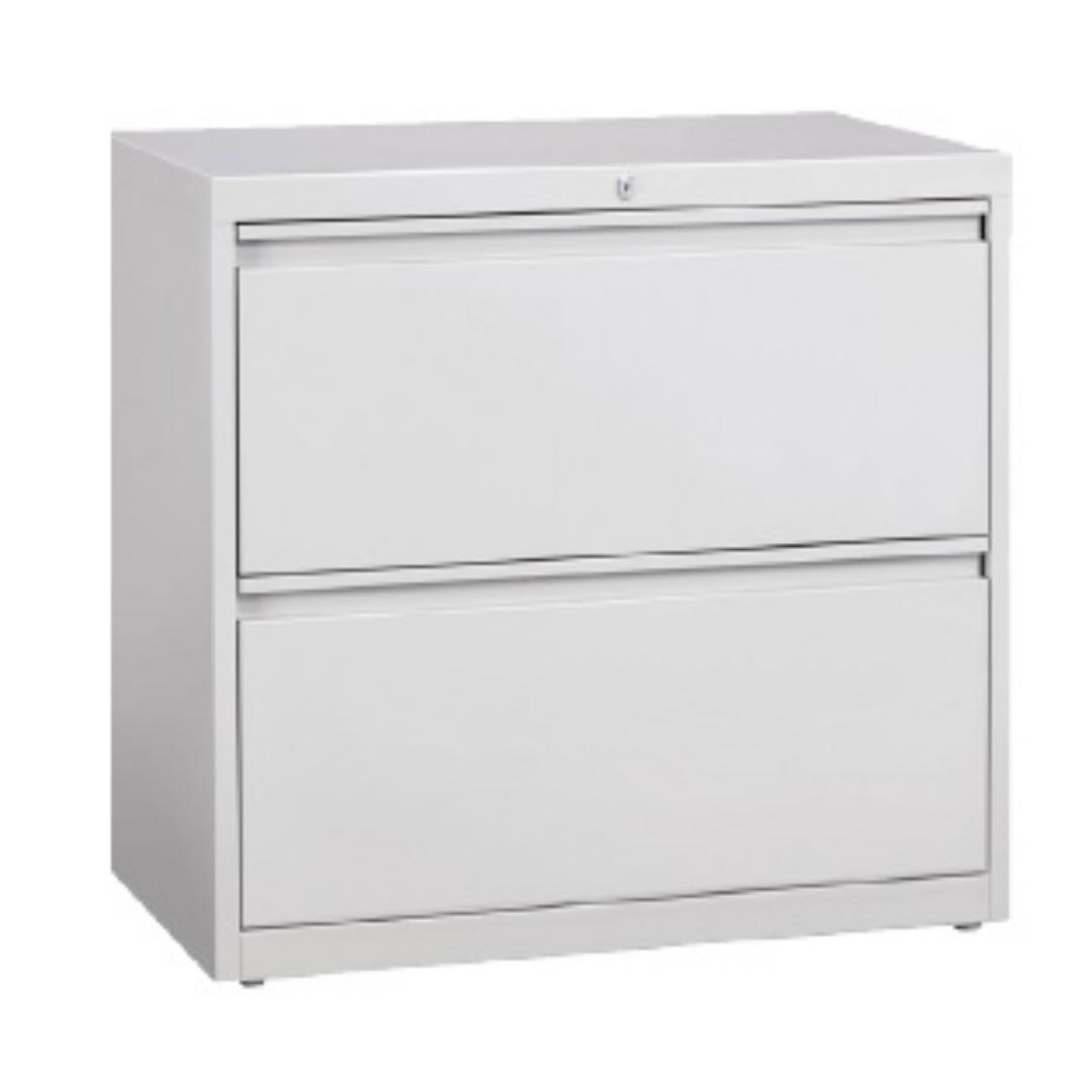 2 Drawer Filing Cabinet Lateral Home Furniture Furniture Fixtures Office Furniture On Carousell