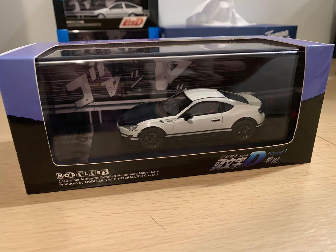 罕有絕版hi Story Modelers 頭文字d 新劇場版夢現legend 3 1 43 滕原拓海initial D Toyota 86 模型車 興趣及遊戲 玩具 遊戲類 Carousell