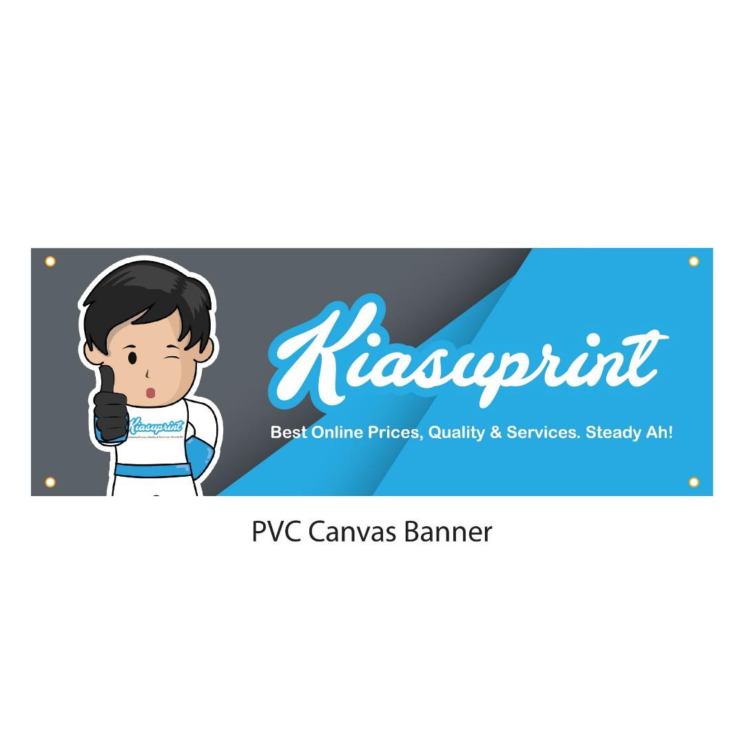 Pvc Banner Printing Custom Size Outdoor Indoor Business