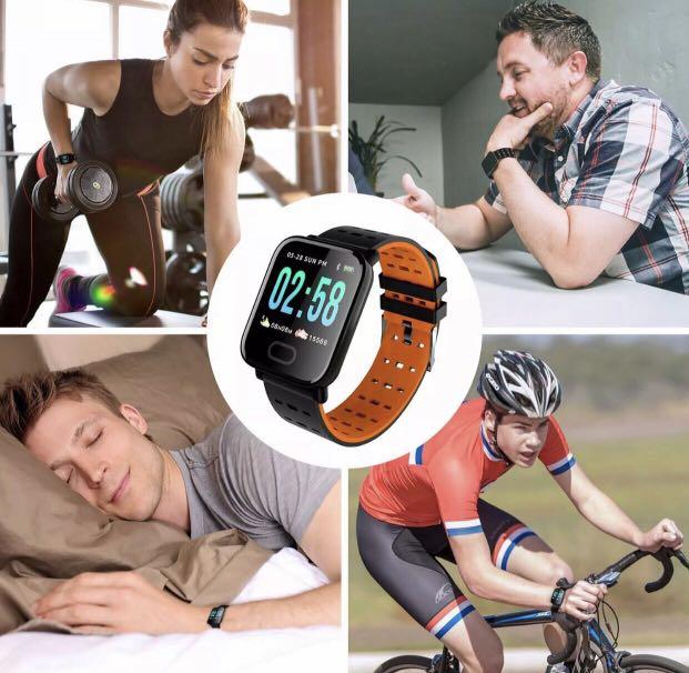 A6 Fitness Tracker HR Activity Tracker Watch with Heart Rate