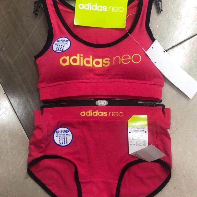 Adidas Neo Red Sports bra and Panty set 