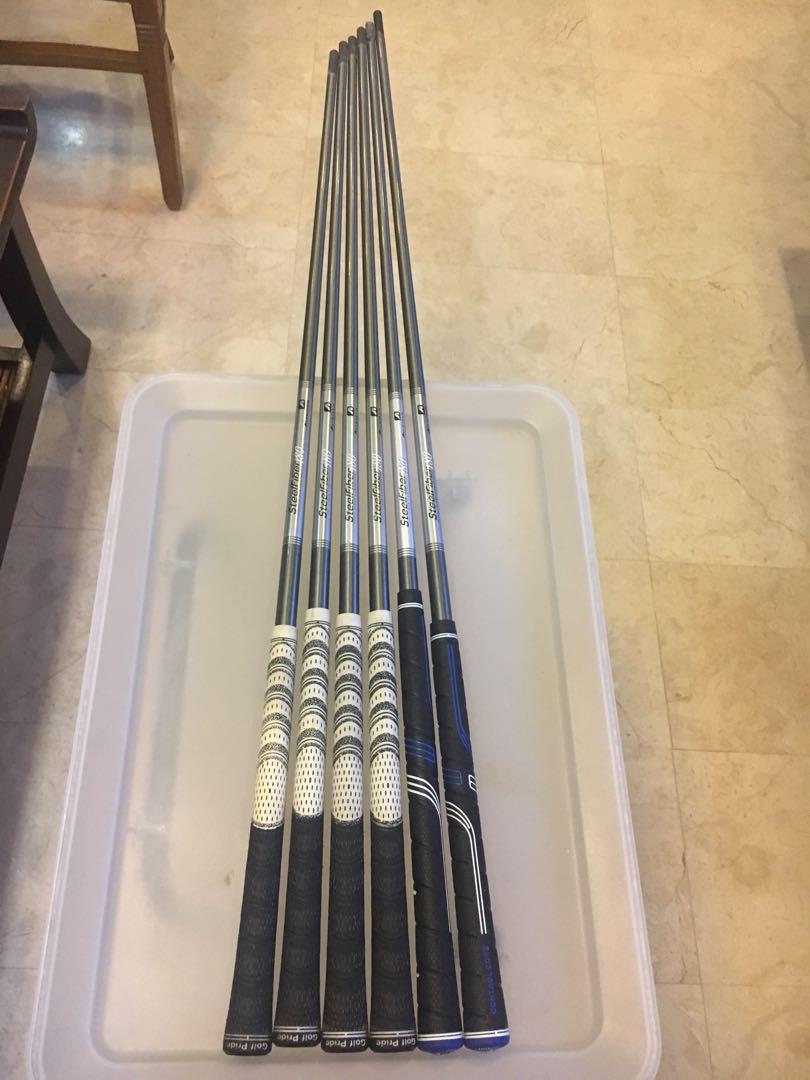 New Aerotech SteelFiber i70cw .355 Taper Tip Graphite Iron Golf Shaft A