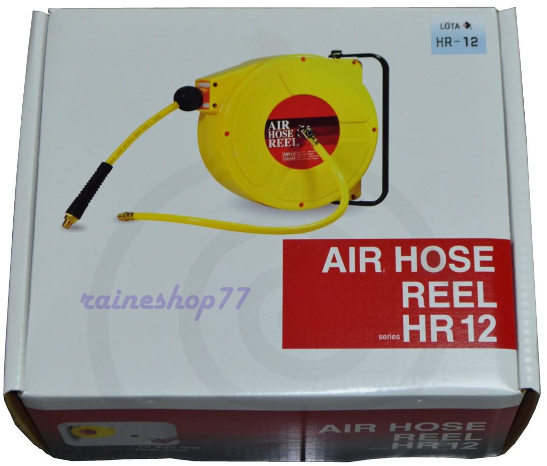 Air Hose Reel Retractable 10 Meters (Category: Construction Tools & Equipment) located in Manila. Submitted by raineshop77 (Listing ID 241380571, Image 2). Description: Air Hose Reel Retractable Air Hose 10 meters Brand New Made in Taiwan LOTA Automatic hose reel for compressor. High quality special plastic material durable construction. Working Temperature : -5℃ ~ +60℃ Hose Material: polyurethane braid hose Inlet & outlet hose thread 1/4" Maximu