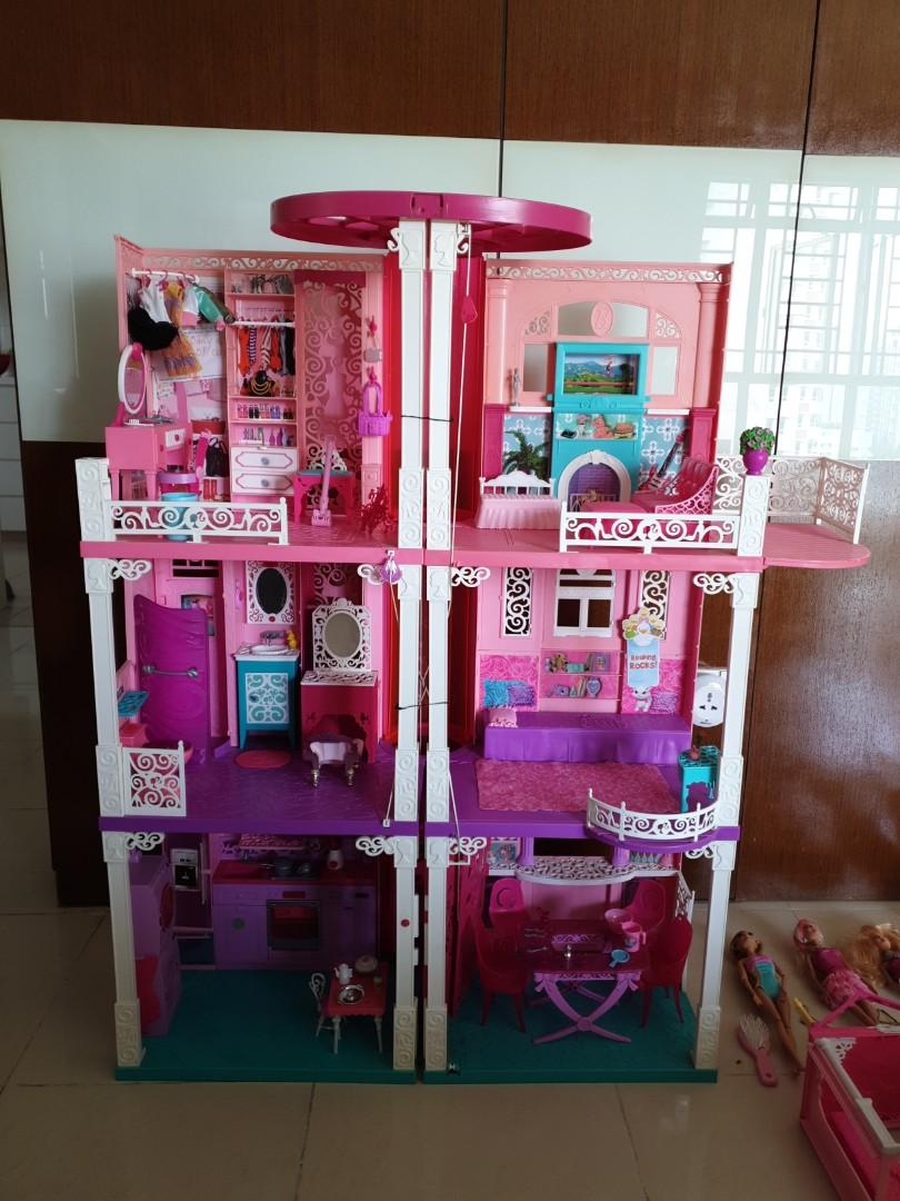 very big barbie doll house