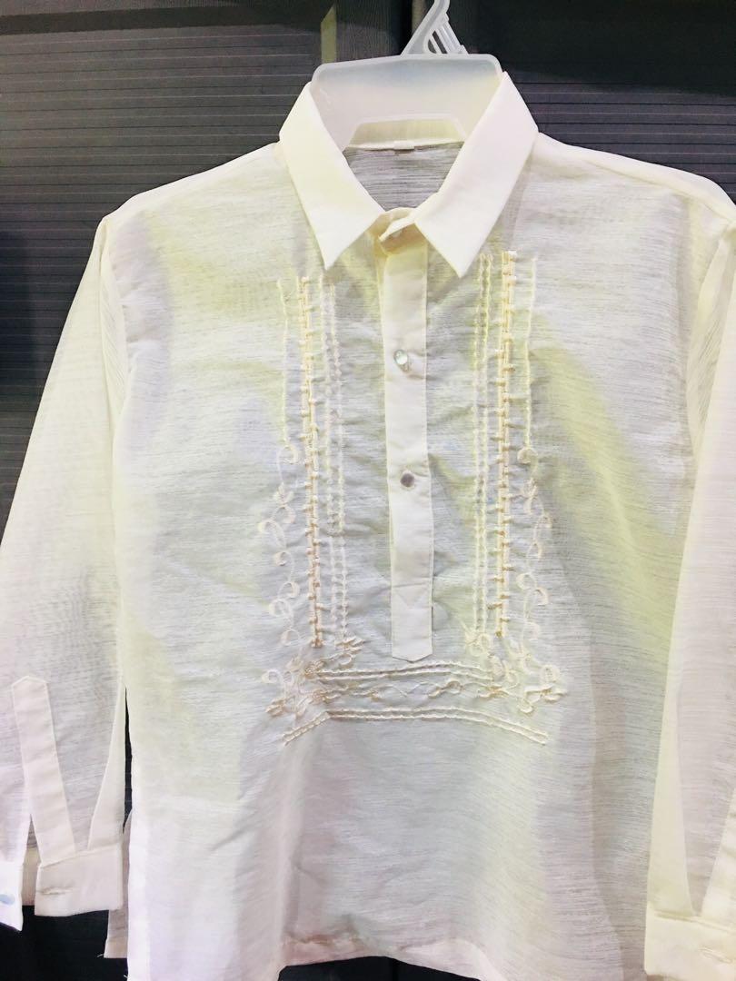 Barong Tagalog size 18 (Category: Babies & Kids Fashion) located in Manila. Submitted by cutiesandy21 (Listing ID 241279625, Image 1). Description: Barong Tagalog size 18 Used but not abused RFS: Hindi na po kasya Meet up only.
