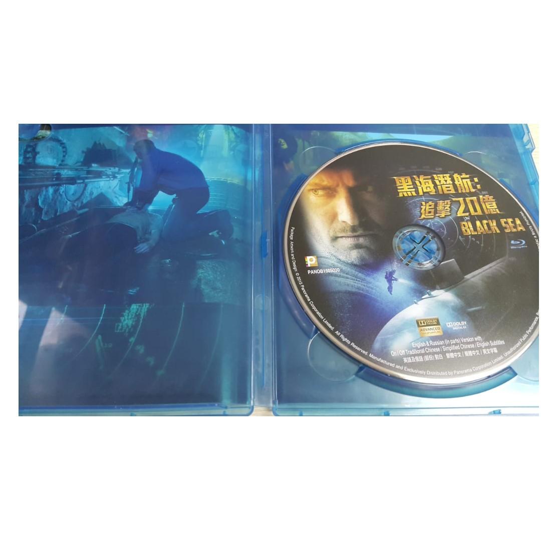 包郵] BD Blu-ray 藍光黑海潛航追擊20憶BLACK SEA 港版中文字幕美國荷李活驚悚劇情片電影包平郵, 興趣及遊戲, 音樂、樂器&  配件, 音樂與媒體-