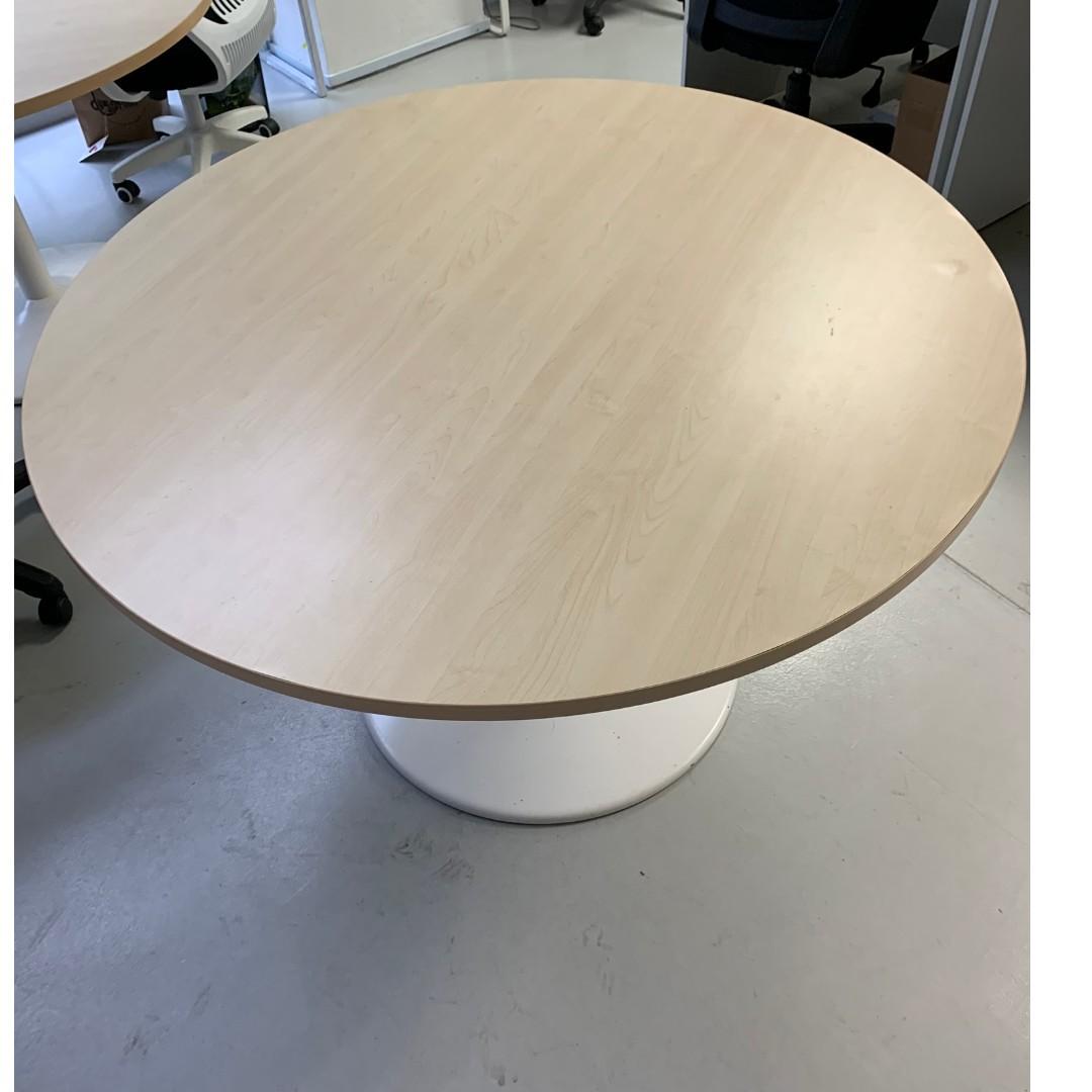Big Round Office Table For 4 Pax Furniture Tables Chairs On