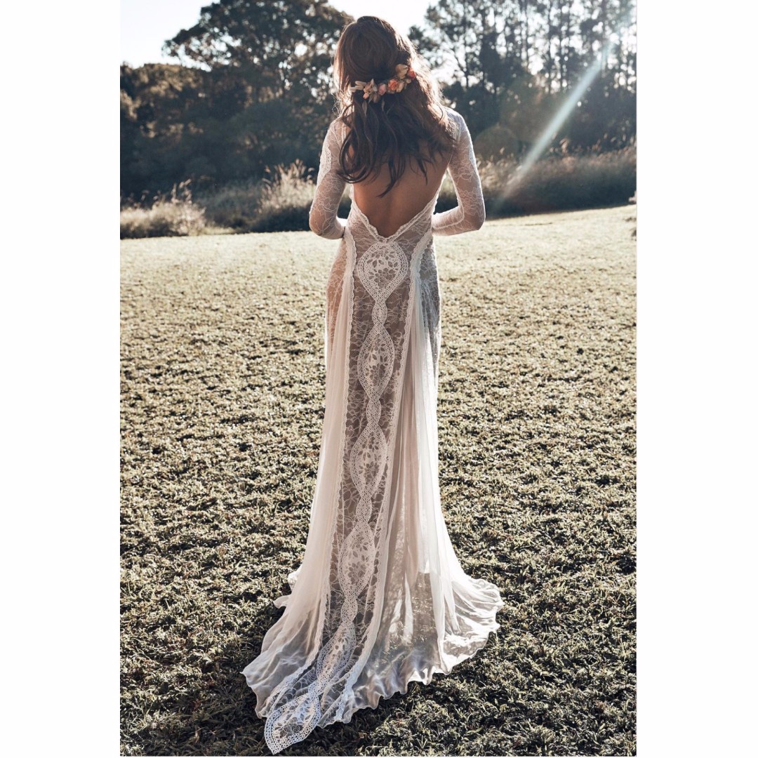 Bridal Series) Grace Loves Lace Inca Inspired Wedding Gown, Women's  Fashion, Dresses & Sets, Evening dresses & gowns on Carousell