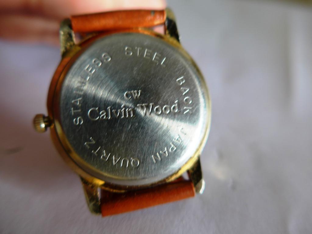 Calvin sales wood watch