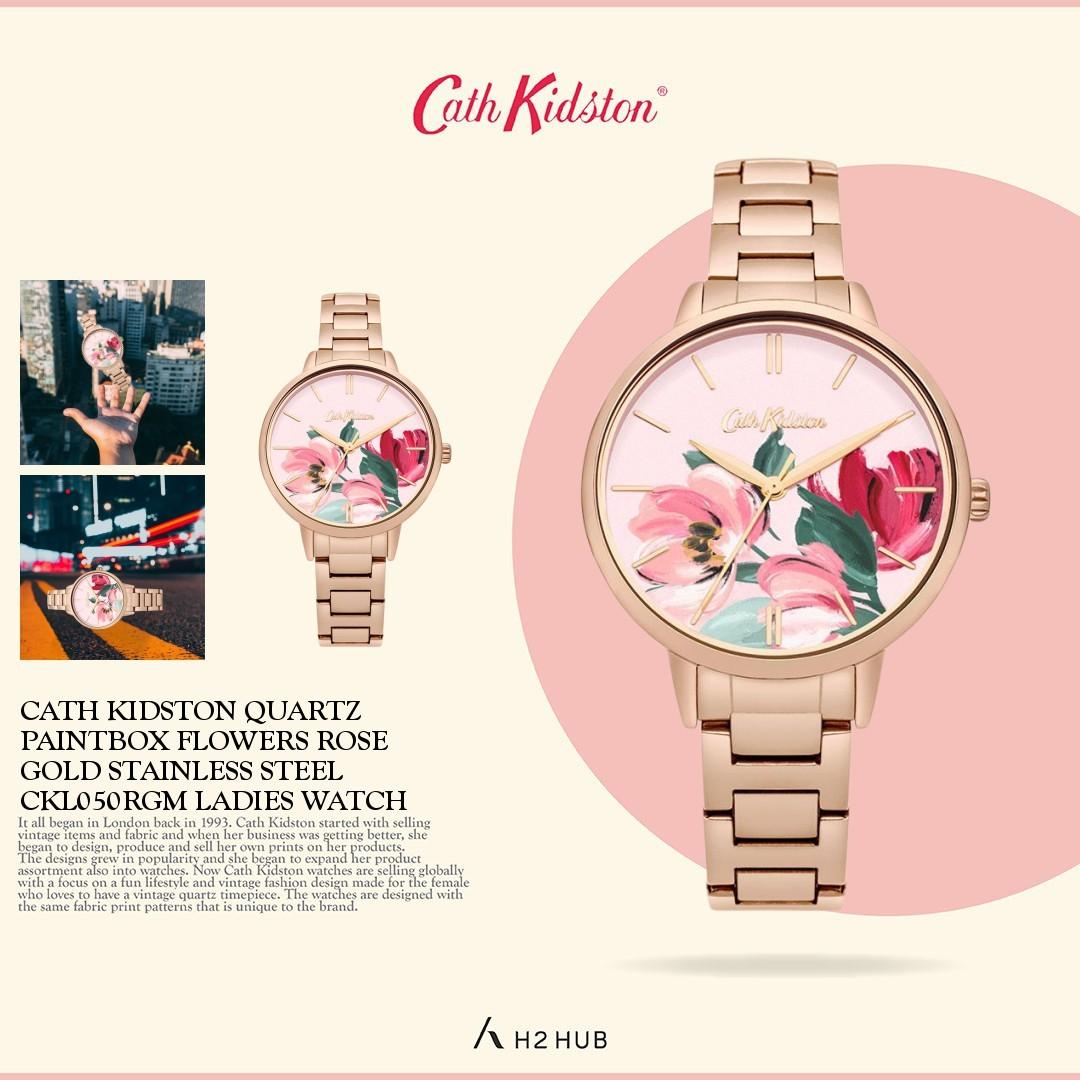 cath kidston rose gold watch