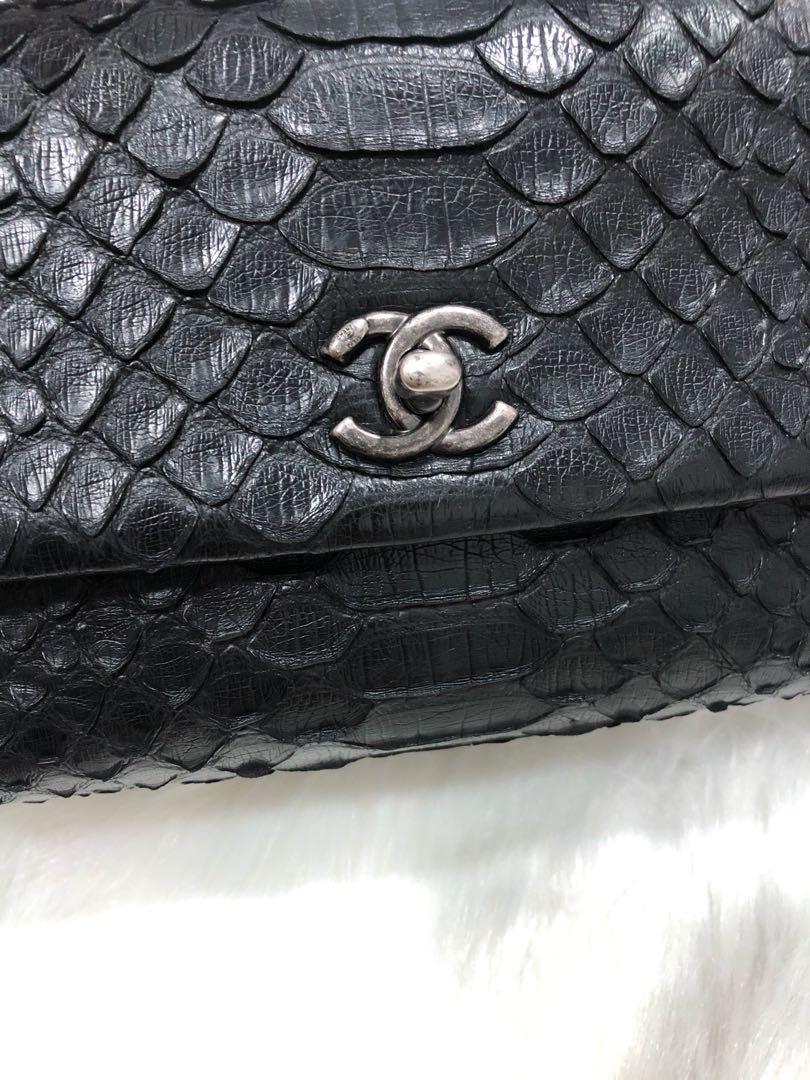 Never Worn Chanel Mini Coco Handle Python Bag ○ Labellov ○ Buy