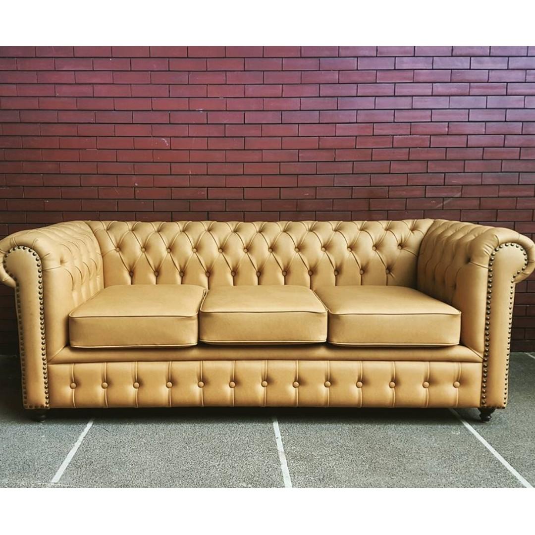 Chesterfield VintageInspired Sofas customized and made to order