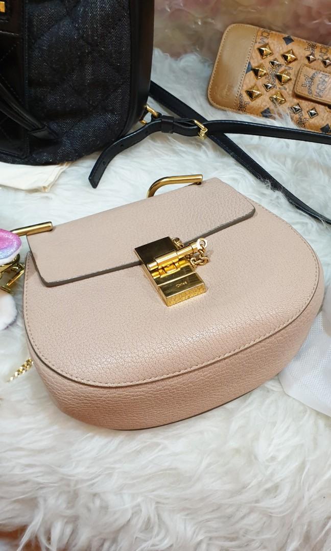 Chloe drew mini sales cement pink