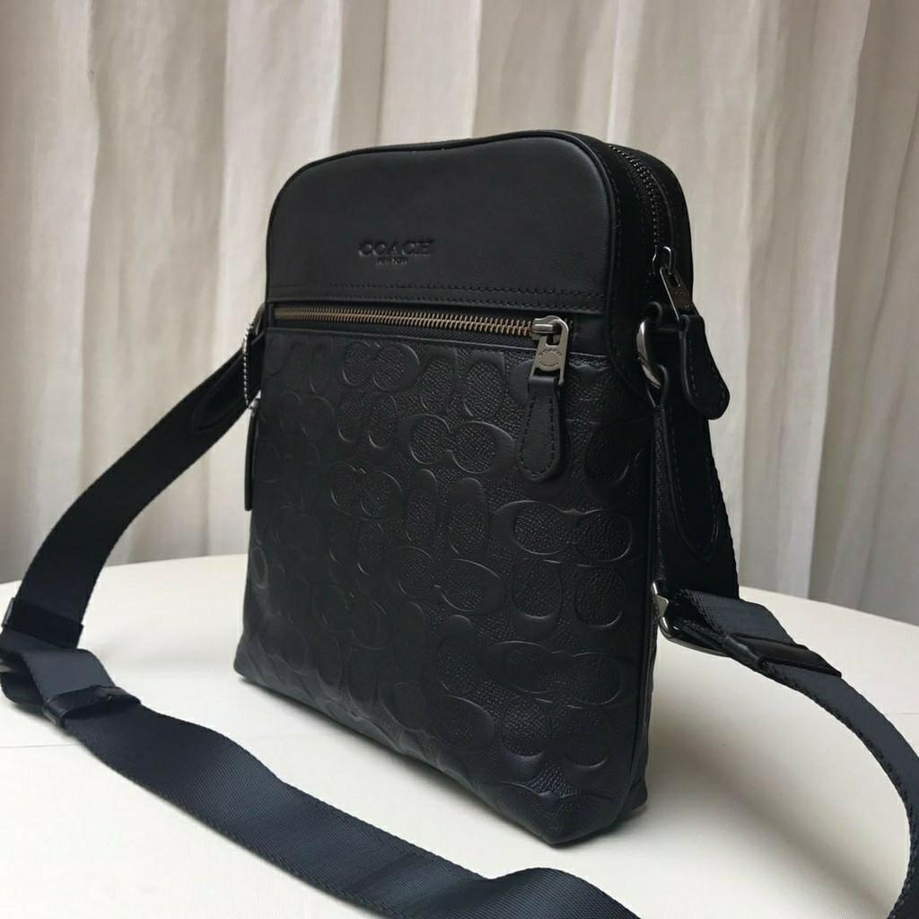 COACH F73338 HOUSTON FLIGHT BAG in DEBOSSED LEATHER