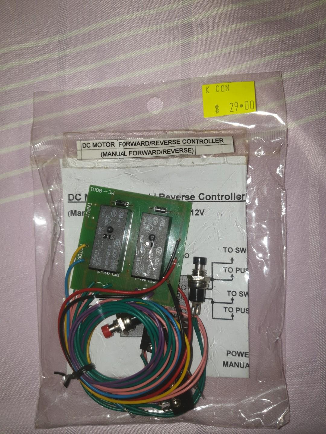 DC Motor Forward/Reverse Controller (Category: Other PMDs & Parts) located in Singapore. Submitted by Sakthi_27 (Listing ID 241214704, Image 1). Description: Free Shipping DC Motor Forward/Reverse Controller Manual Forward / Reverse.