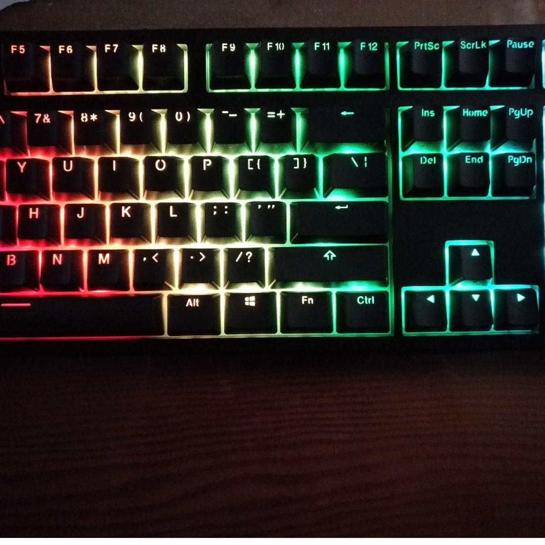 Ducky X Akko Zero 3108s Rgb 櫻桃茶軸英文pbt 機械式鍵盤108鍵 電腦3c 電腦零件週邊在旋轉拍賣