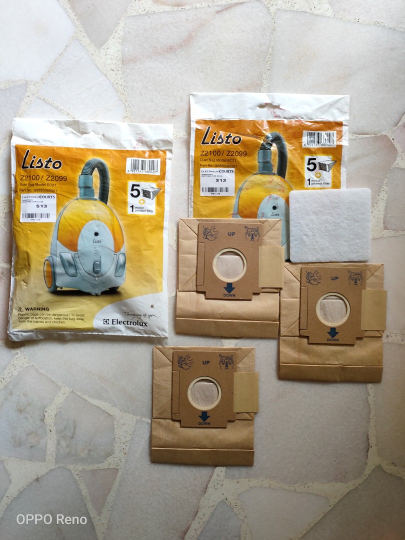 Dust Bag Model EC21 for Electrolux Vacuum Cleaner