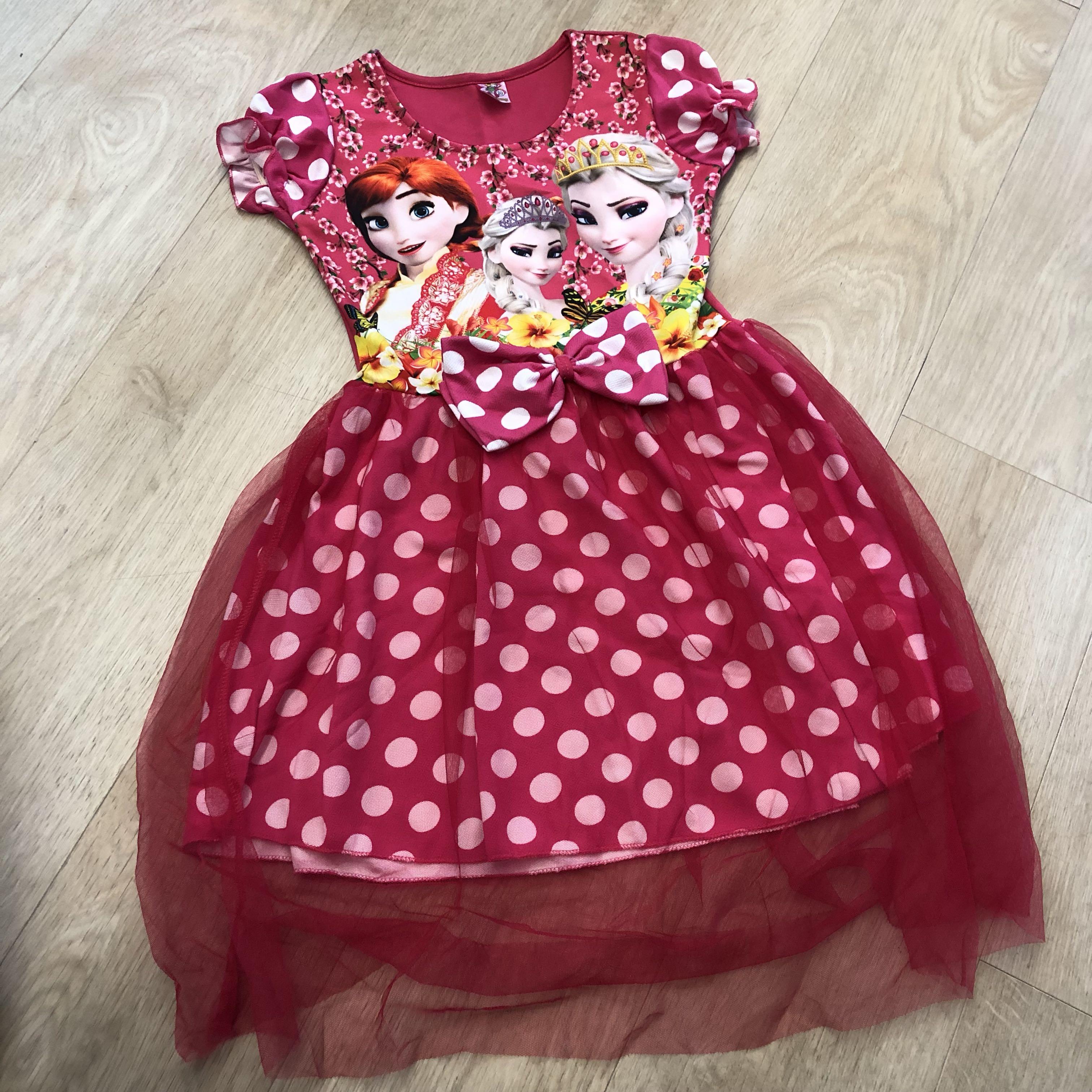 Elsa N Anna Frozen Dress Babies Kids Girls Apparel 4 To 7