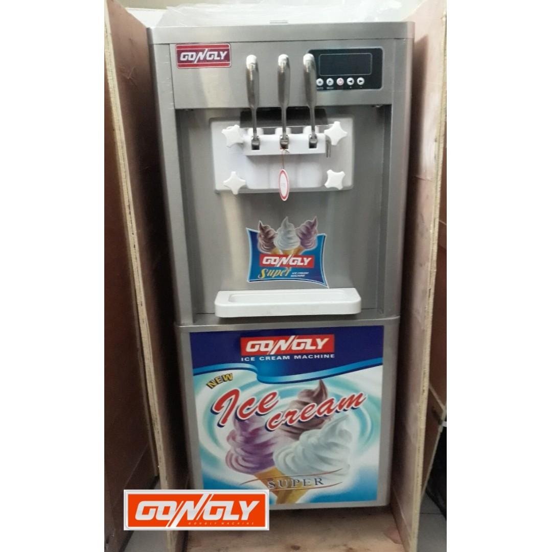 Gongly Soft Ice Cream Machine Floor Model New Screen Brand New