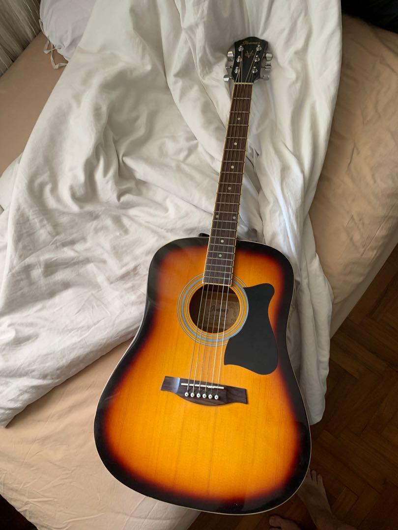 Ibanez V50NJP Acoustic Guitar Package, Vintage Sunburst,