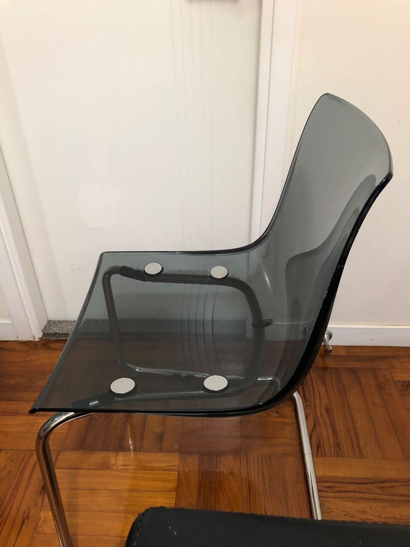 Ikea透明椅子 傢俬 家居 傢俬 Carousell