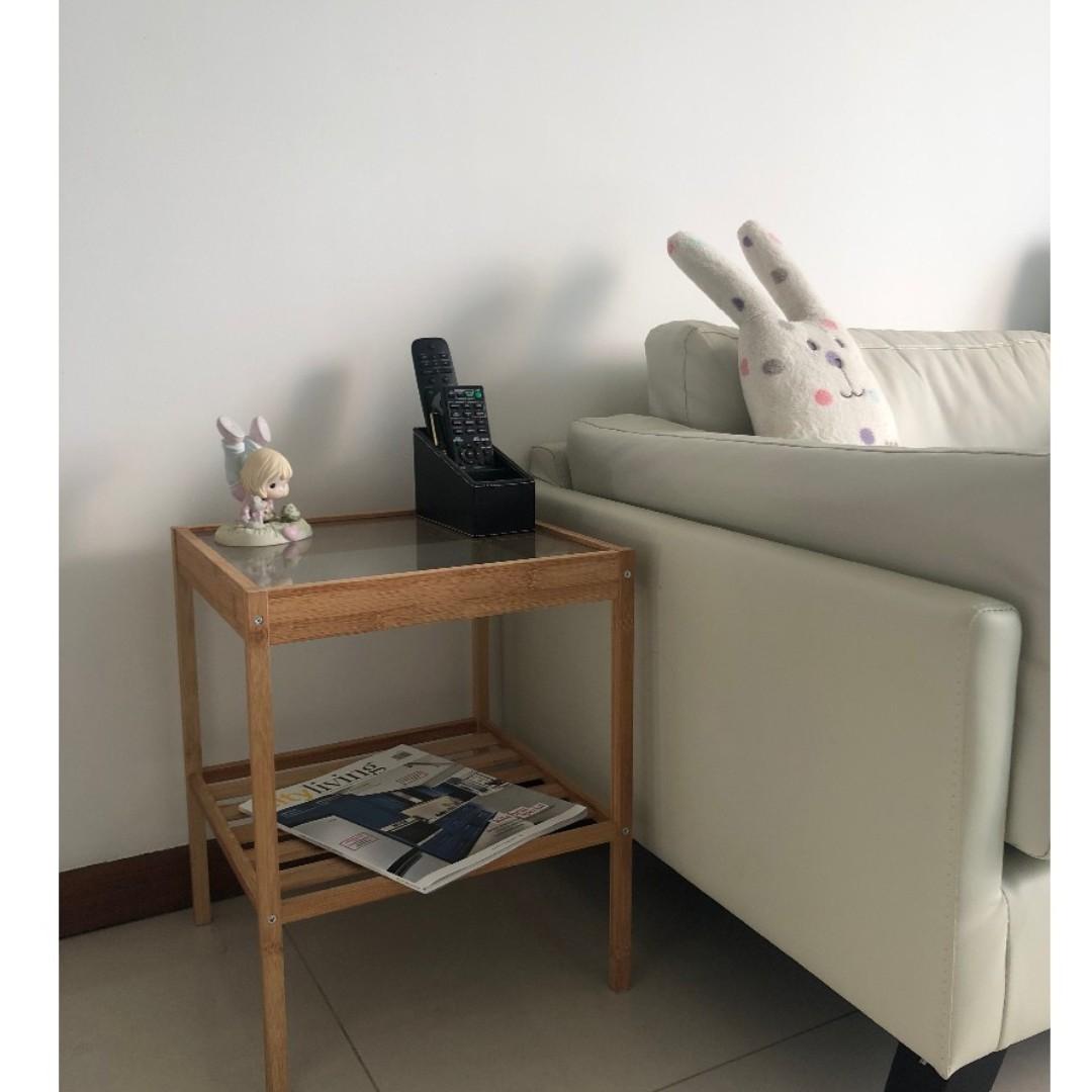 Glass top side table shop ikea
