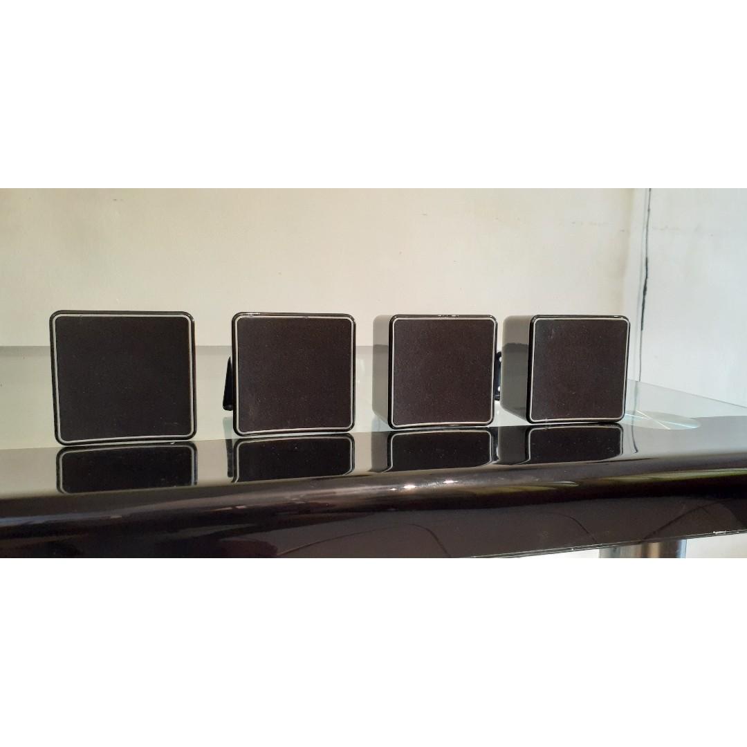 JAMO A102 Satellite Speakers 80Watts each with Wall Brackets Included