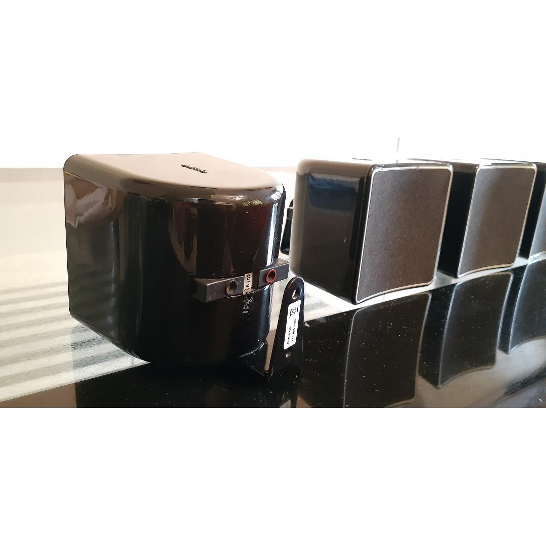 JAMO A102 Satellite Speakers 80Watts each with Wall Brackets Included