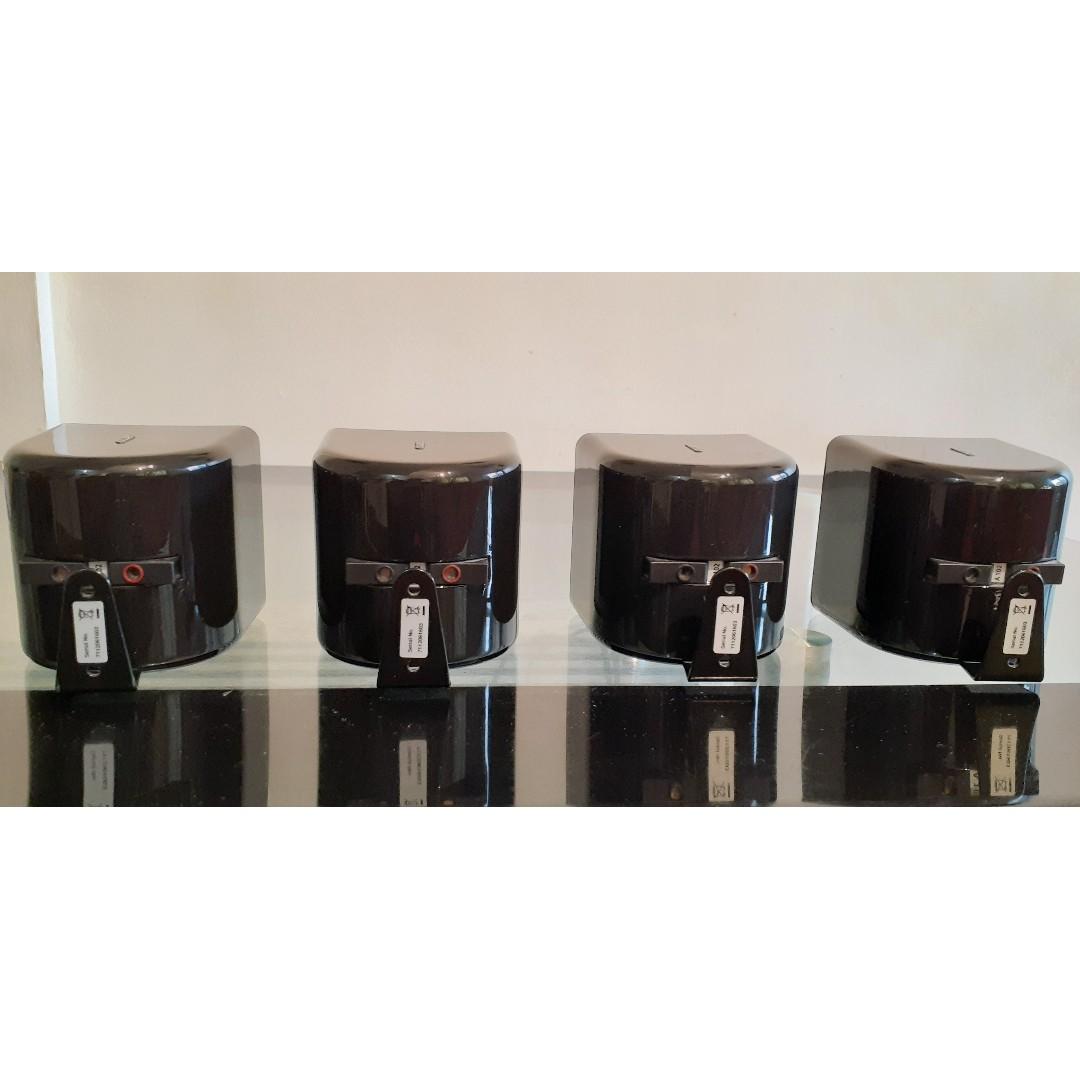 JAMO A102 Satellite Speakers 80Watts each with Wall Brackets Included