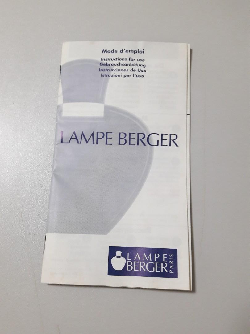 Lampe Berger Paris Clear Swirl Diffuser Lamp Home Appliances Cooling Air Care On Carousell
