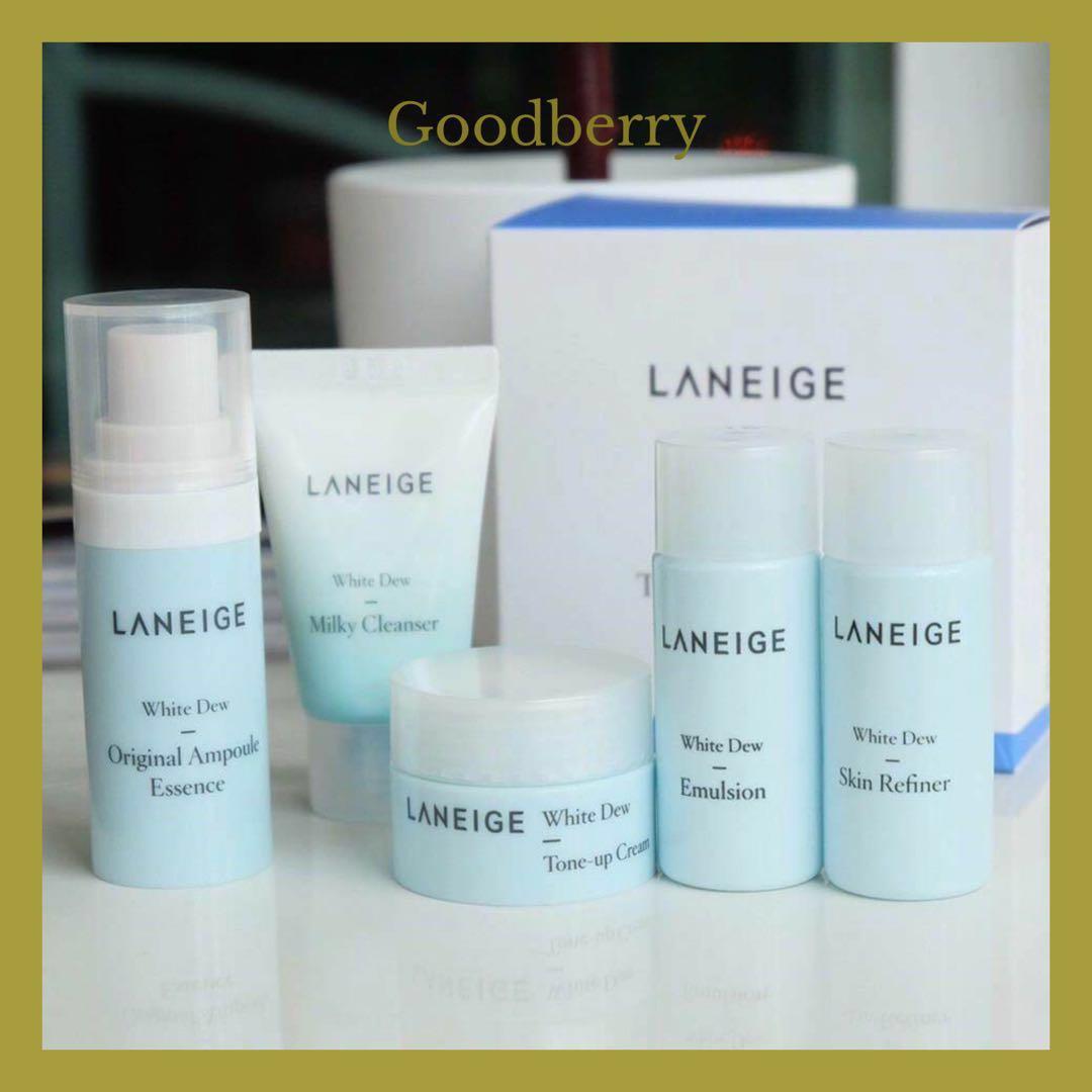 Laneige White Dew Trial Kit 5 Items Health Beauty Skin