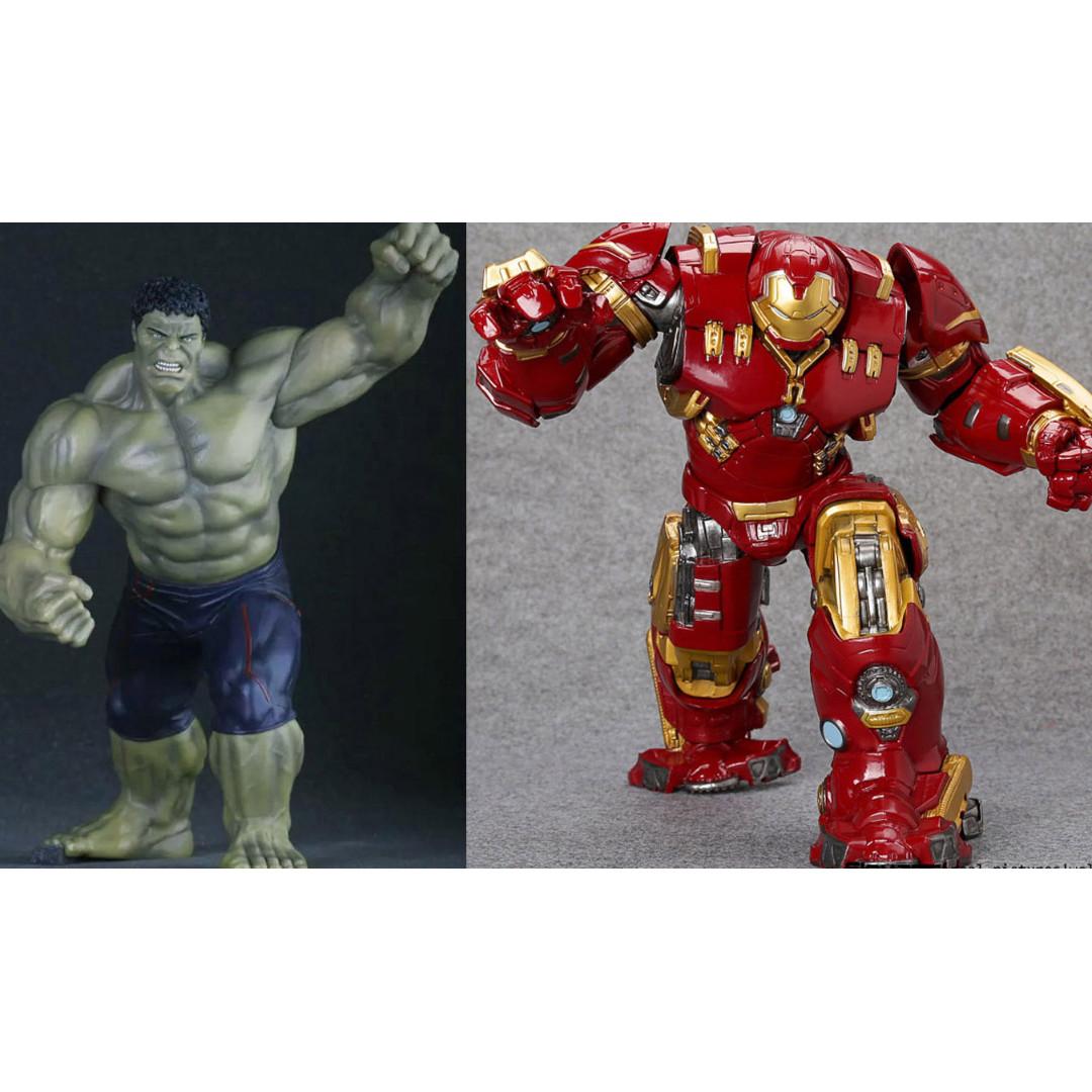 Marvel Crazy Toys Avengers Hulk Ironman Iron Man Hulkbuster Statue Figure Toy Toys Games Toys On Carousell