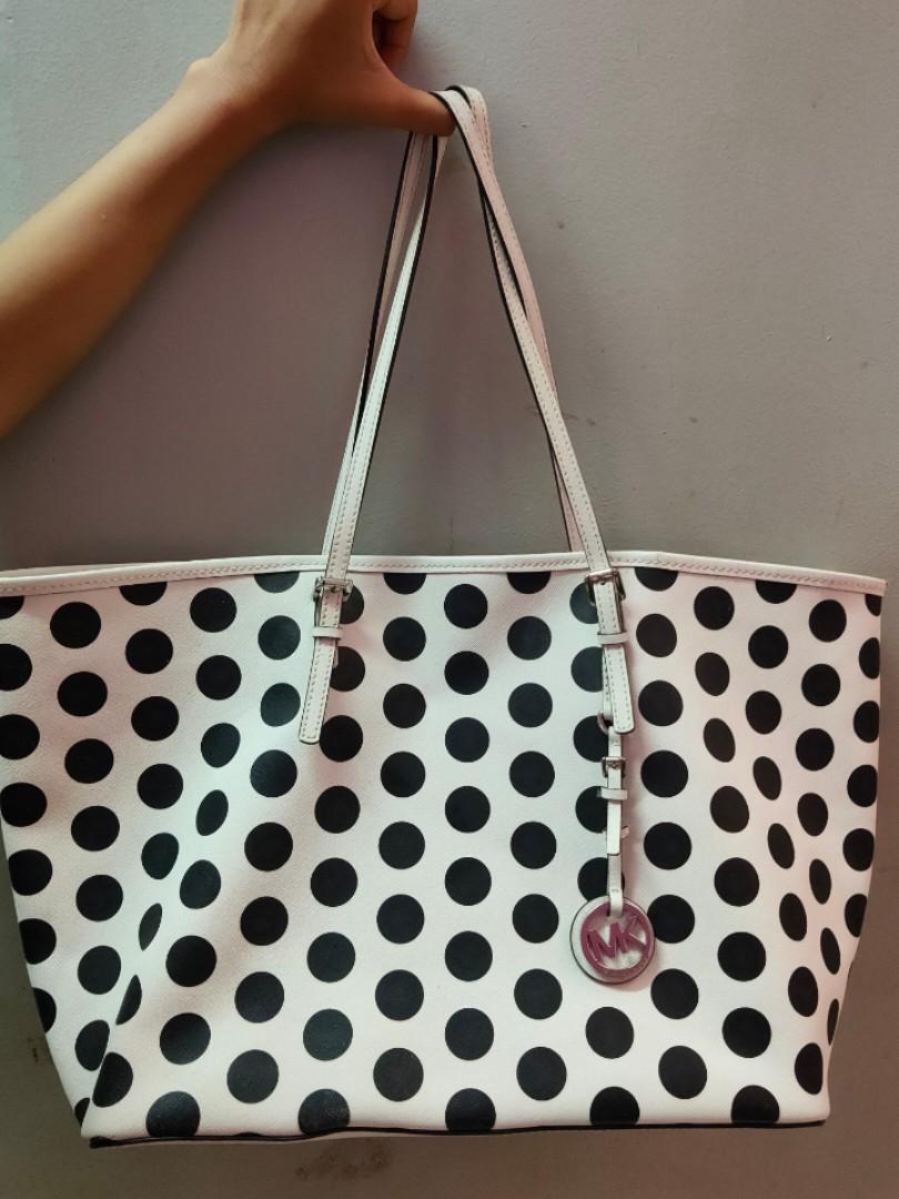 Michael kors hotsell polka dot tote