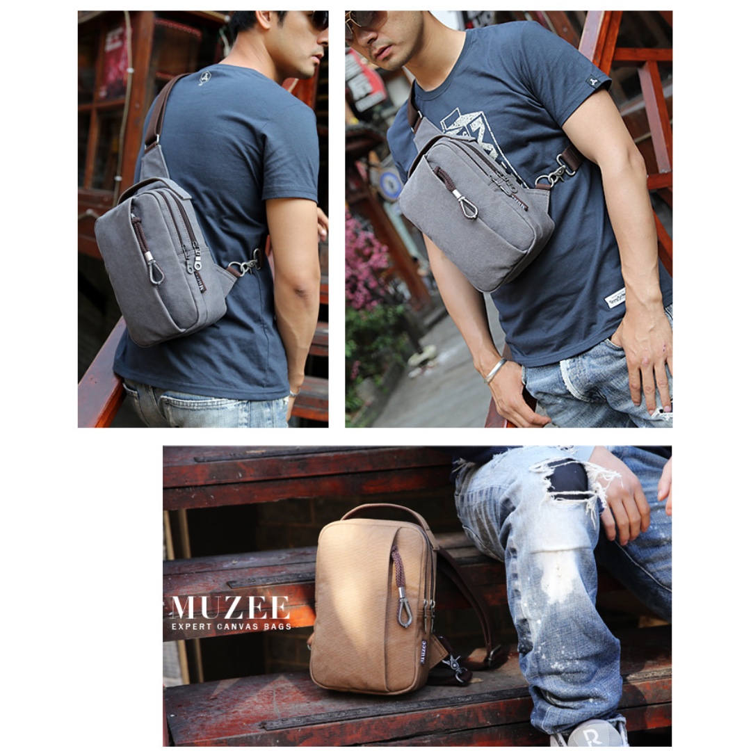 MUZEE Crossbody Sling Bag great for travelling